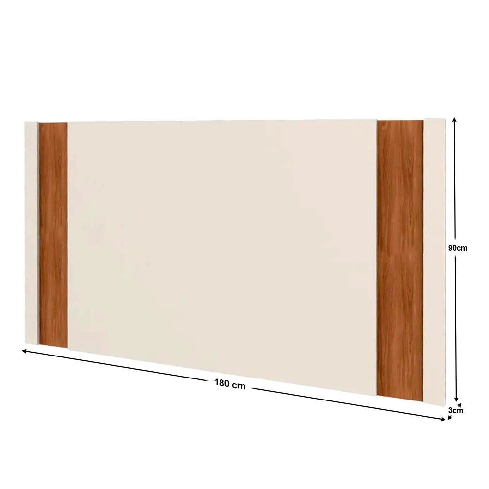 Panel para TV modelo REAL para pantallas de 45" a 65" color blanco apagado / almendra - Image 2