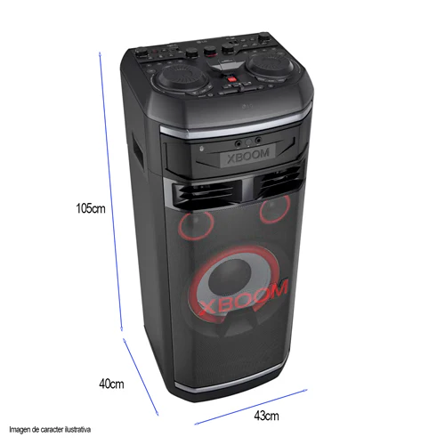 Minicomponente Xboom OK99M LG 2000 W Karaoke y Multi Jukebox - Image 7