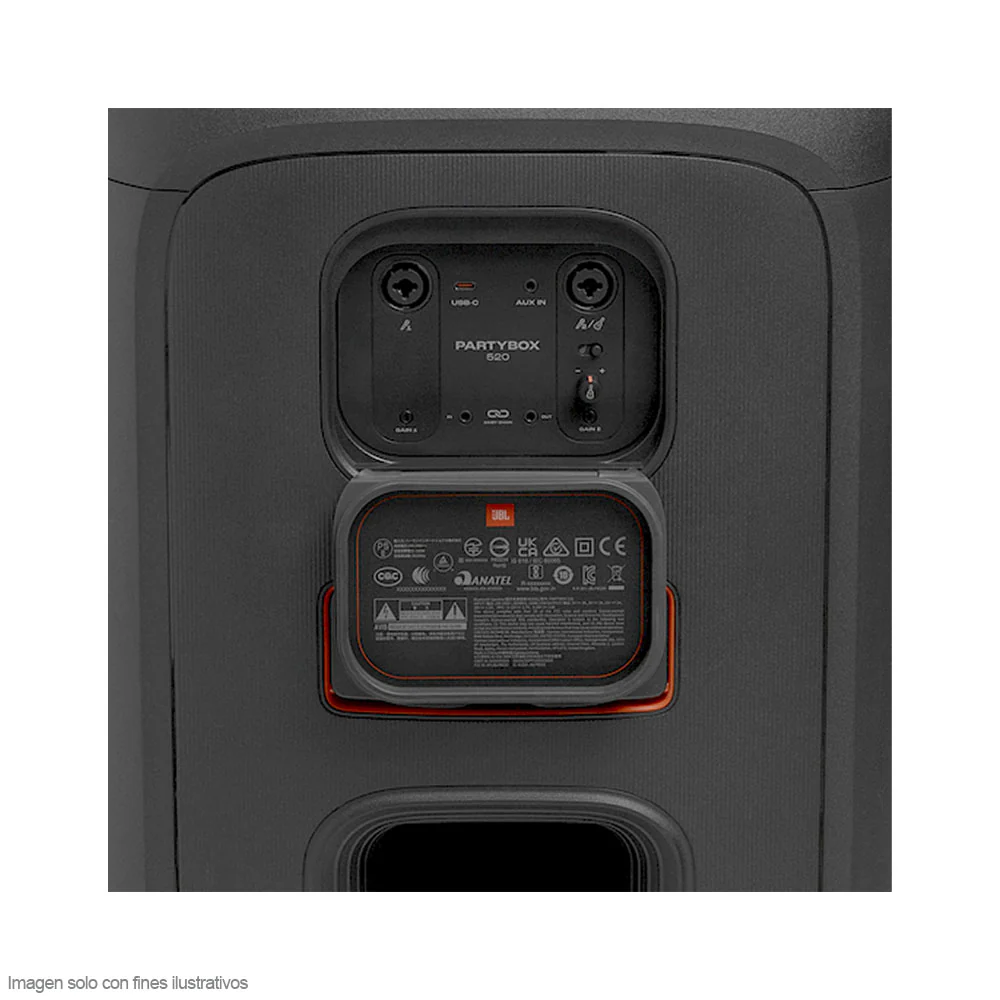 Parlante activo PartyBox520AM JBL 400W - Image 5