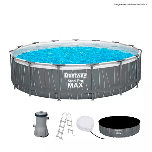 Piscina con marco de metal 561GC 15 X 42" - 4.57M X 1.07M Bestway - Image 6