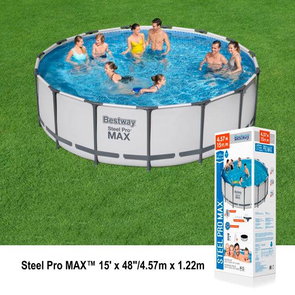 Piscina Steel Pro MAX 56439 POOL SET 15 X 48/4.57M X 1.22M Bestway - Image 2