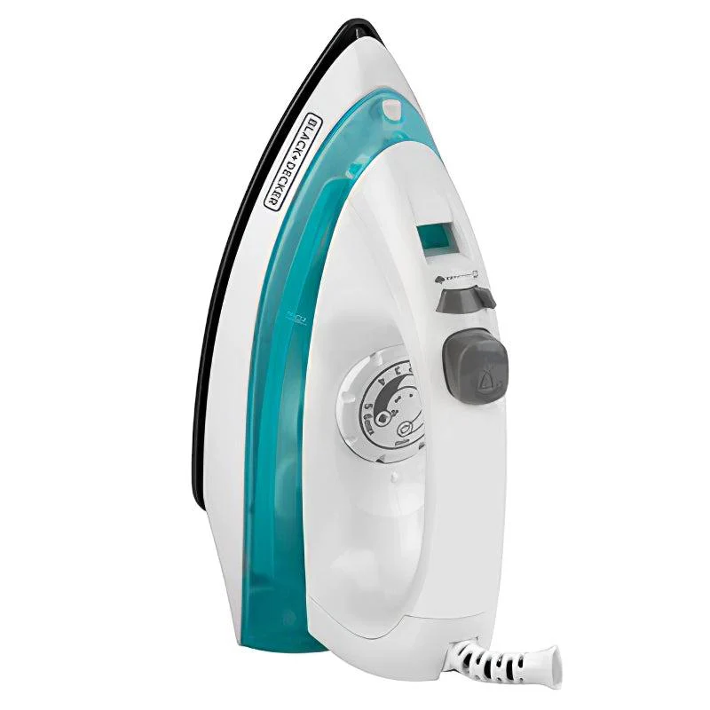 BLACK & DECKER PLANCHA VAPOR IRBD100 CELESTE SUELA ANTIADHERENTE SPRAY Y ROCIAD