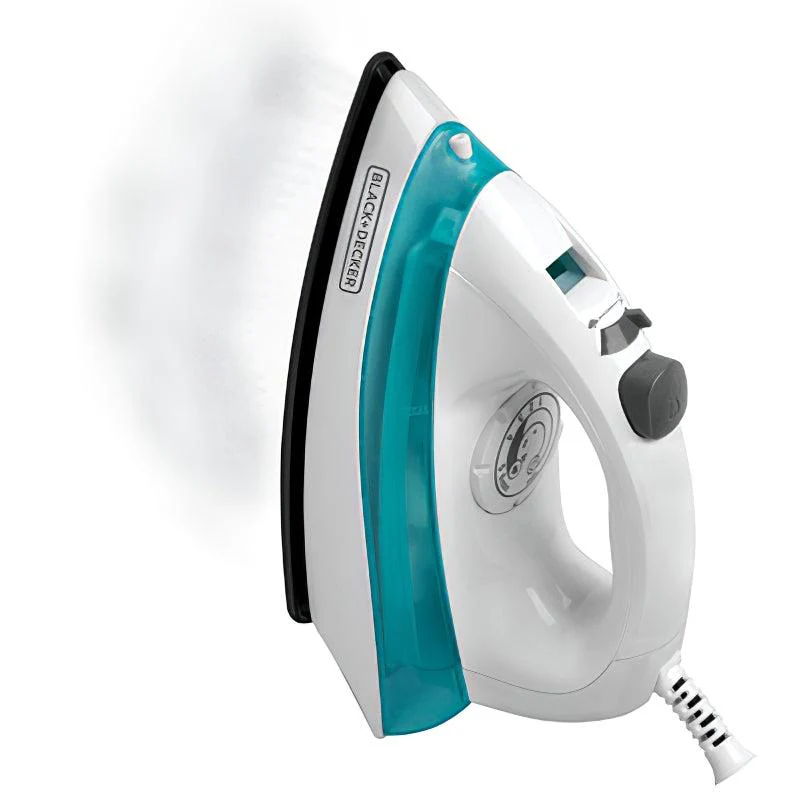 BLACK & DECKER PLANCHA VAPOR IRBD100 CELESTE SUELA ANTIADHERENTE SPRAY Y ROCIAD - Image 2
