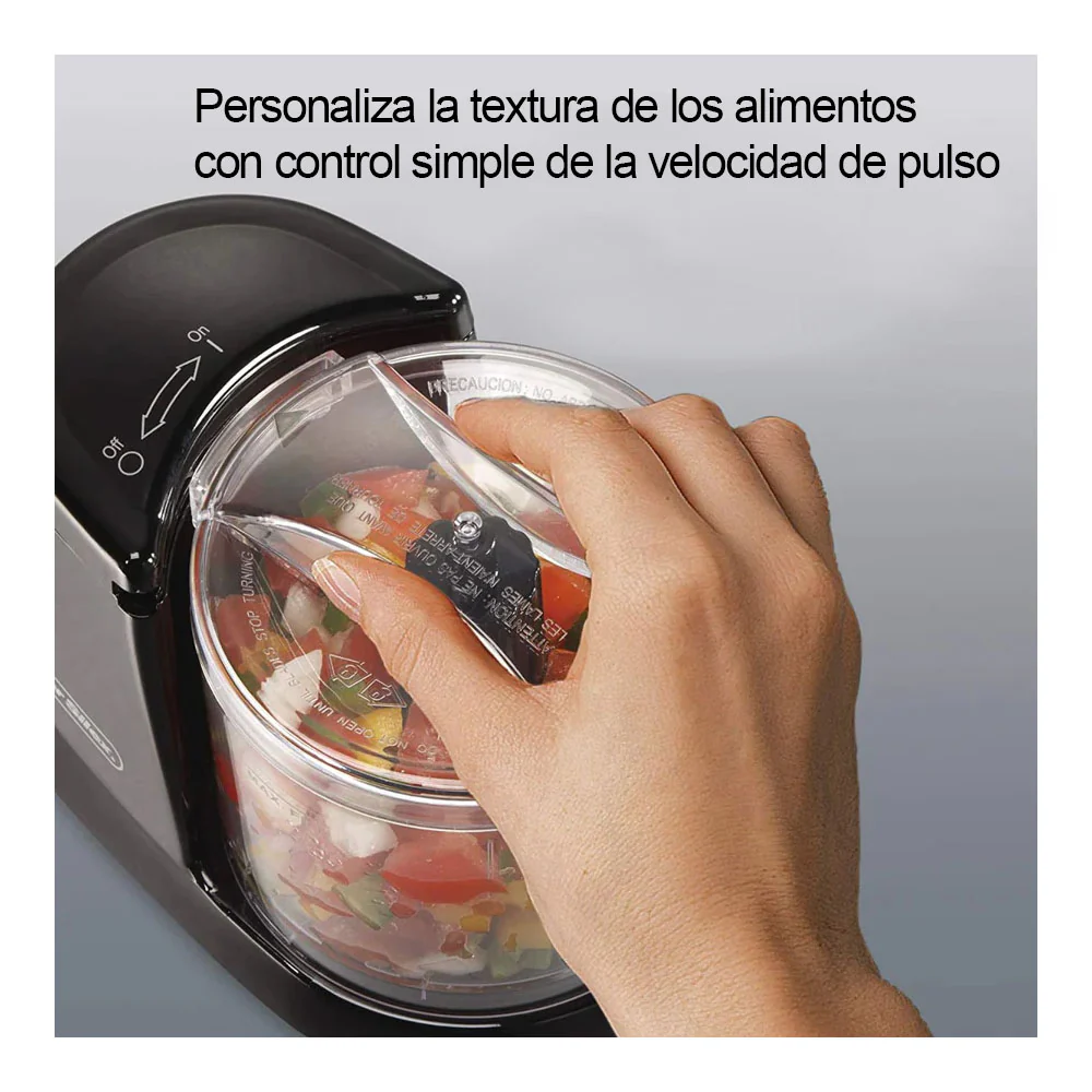Procesador de alimentos 1.5 tazas PS72507 Protor Silex velocidad con pulso - Image 4