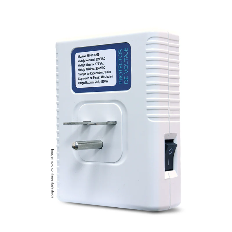 Protector de voltaje MY-VP8820, voltaje nominal 220V -60Hz, MYSTIC - Image 2