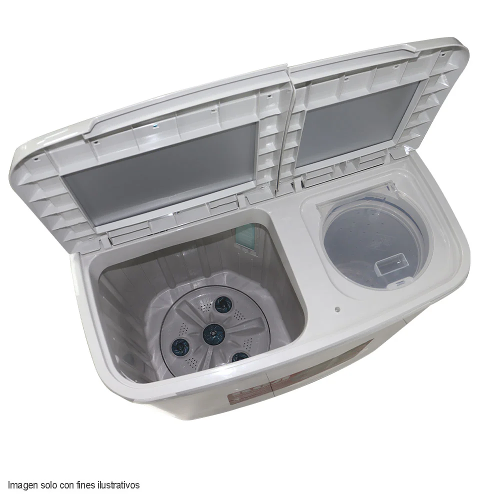 Lavadora Semiautomática 11,5 kg RCA RCWM115 color gris - Image 3