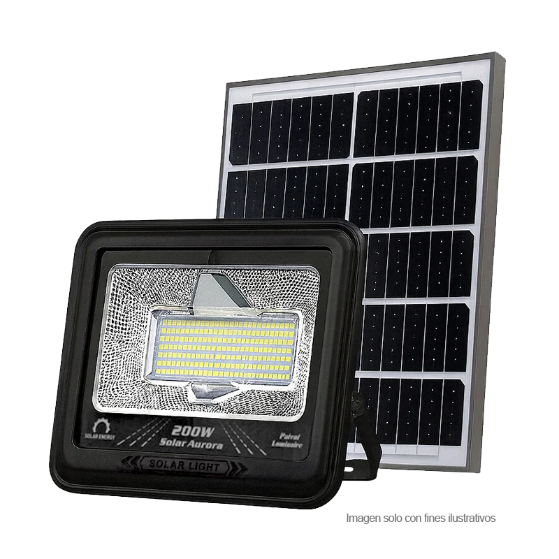 Reflector solar KM-L3543-200W KINGMOX, 200W, energía solar