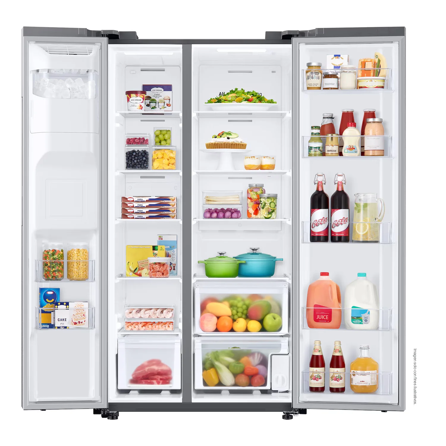 Refrigeradora 28pc RS27T5200S9/AP side by side Samsung, color silver - Image 5