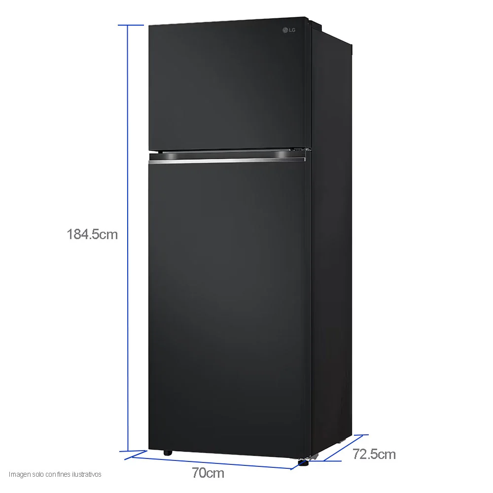 Refrigeradora 17pc VT48BPMK LG, multi air flow + smart inverter, color negro - Image 4