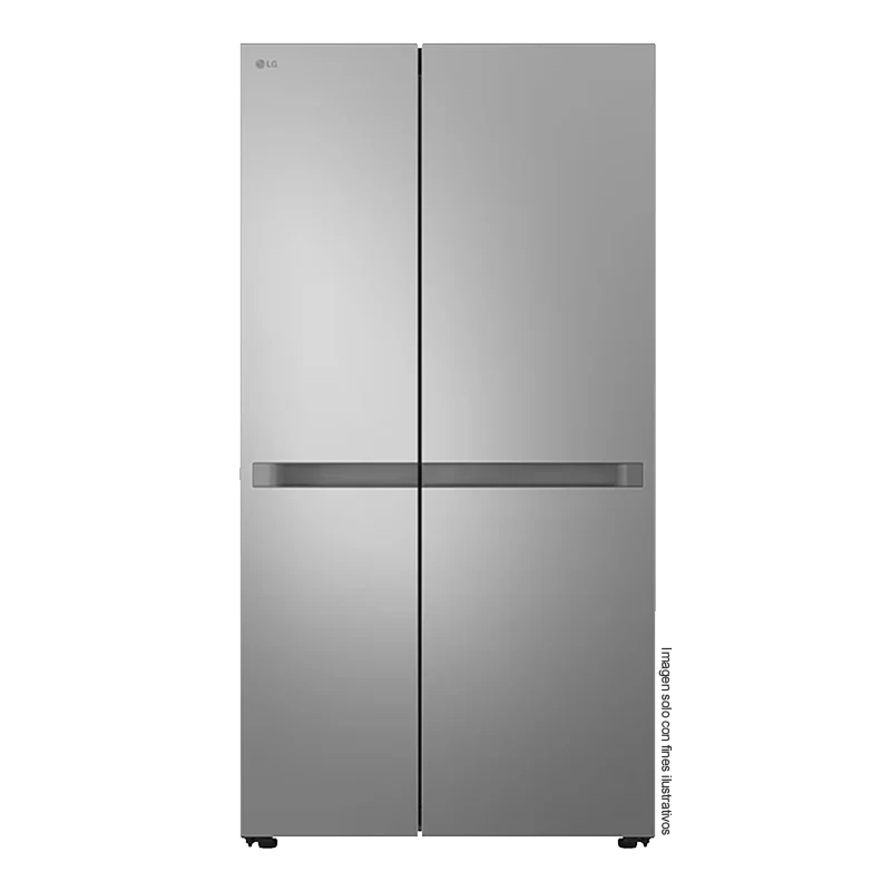 Refrigeradora 22pc Side By Side, VS25BJNK LG color silver, multi air flow, compresor inverter, iluminación LED