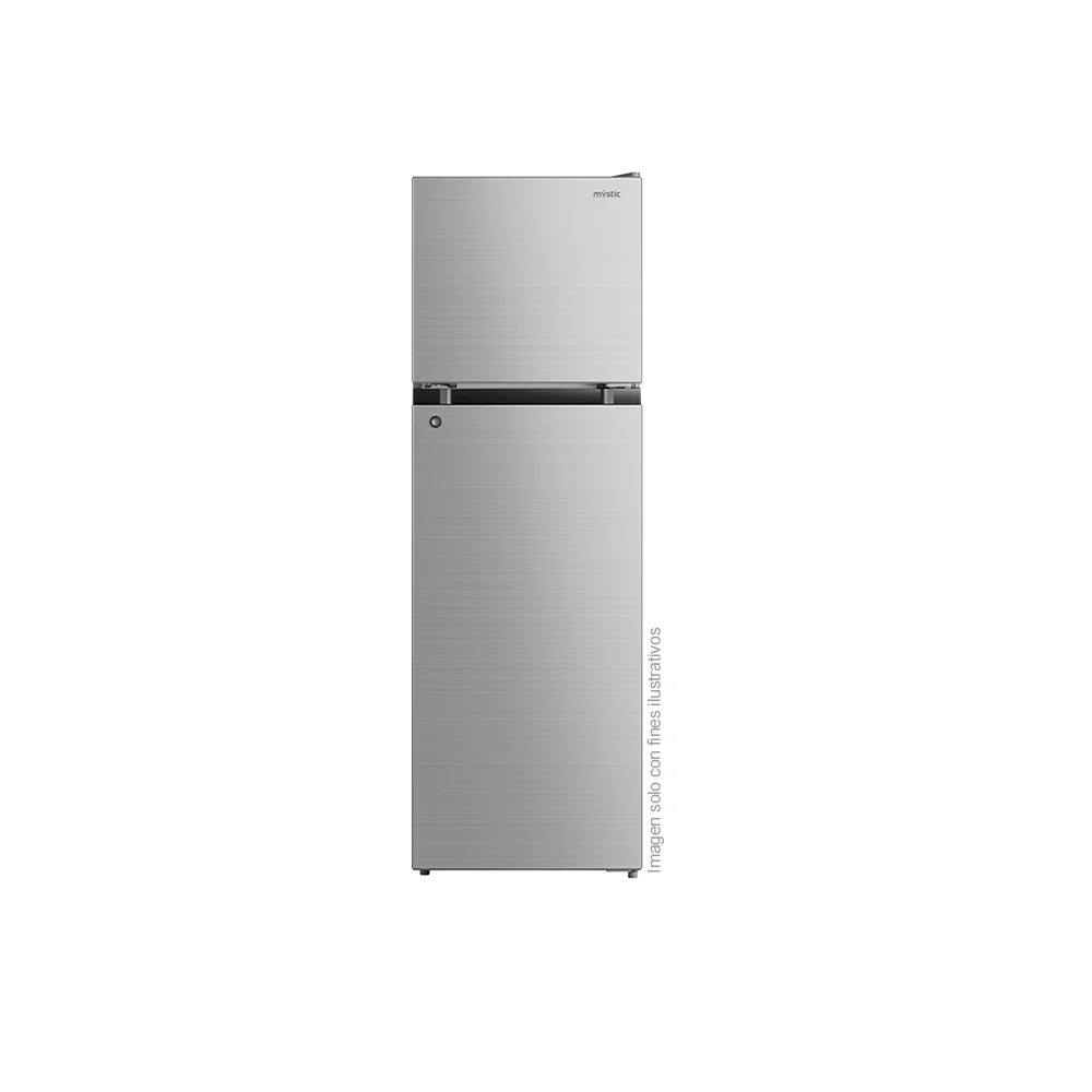 Refrigeradora 6.11pc RF-170LSS Mystic Top Mount De Frost, acabado acero inoxidable, iluminación LED
