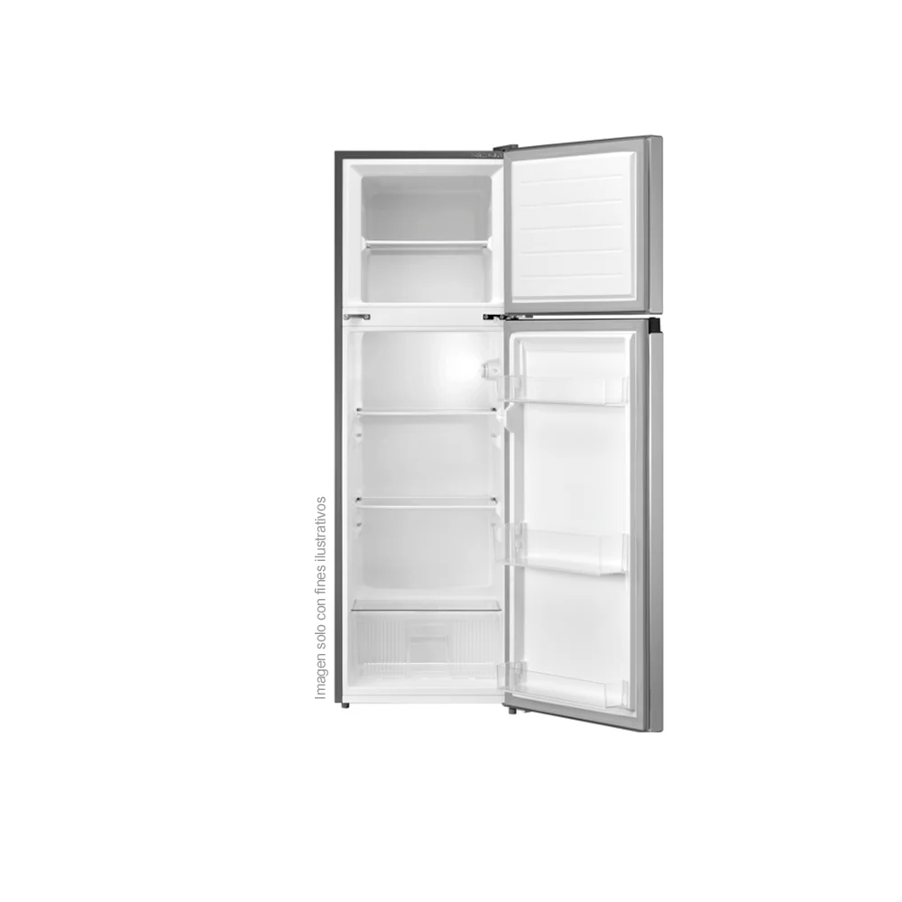 Refrigeradora 6.11pc RF-170LSS Mystic Top Mount De Frost, acabado acero inoxidable, iluminación LED - Image 2