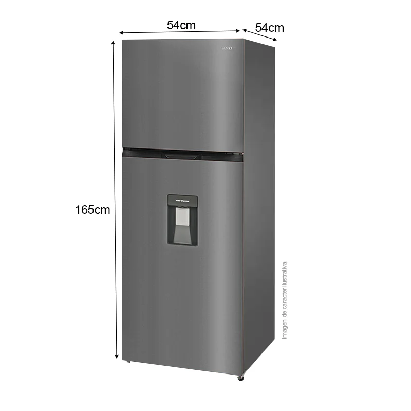 Refrigeradora 8 pc RF-1080SD Top Mount, Sankey , con dispensador de agua, tecnología Cooling No Frost. - Image 3