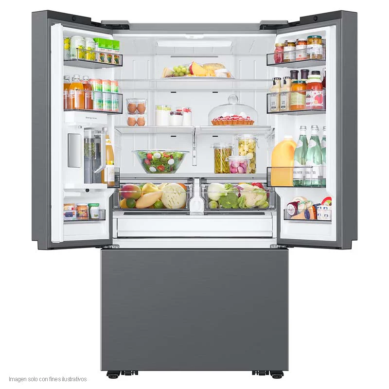 Refrigeradora French Door 31.3pc RF32CG5N10S9AP Samsung inverter de 3 puertas acero inoxidable - Image 5