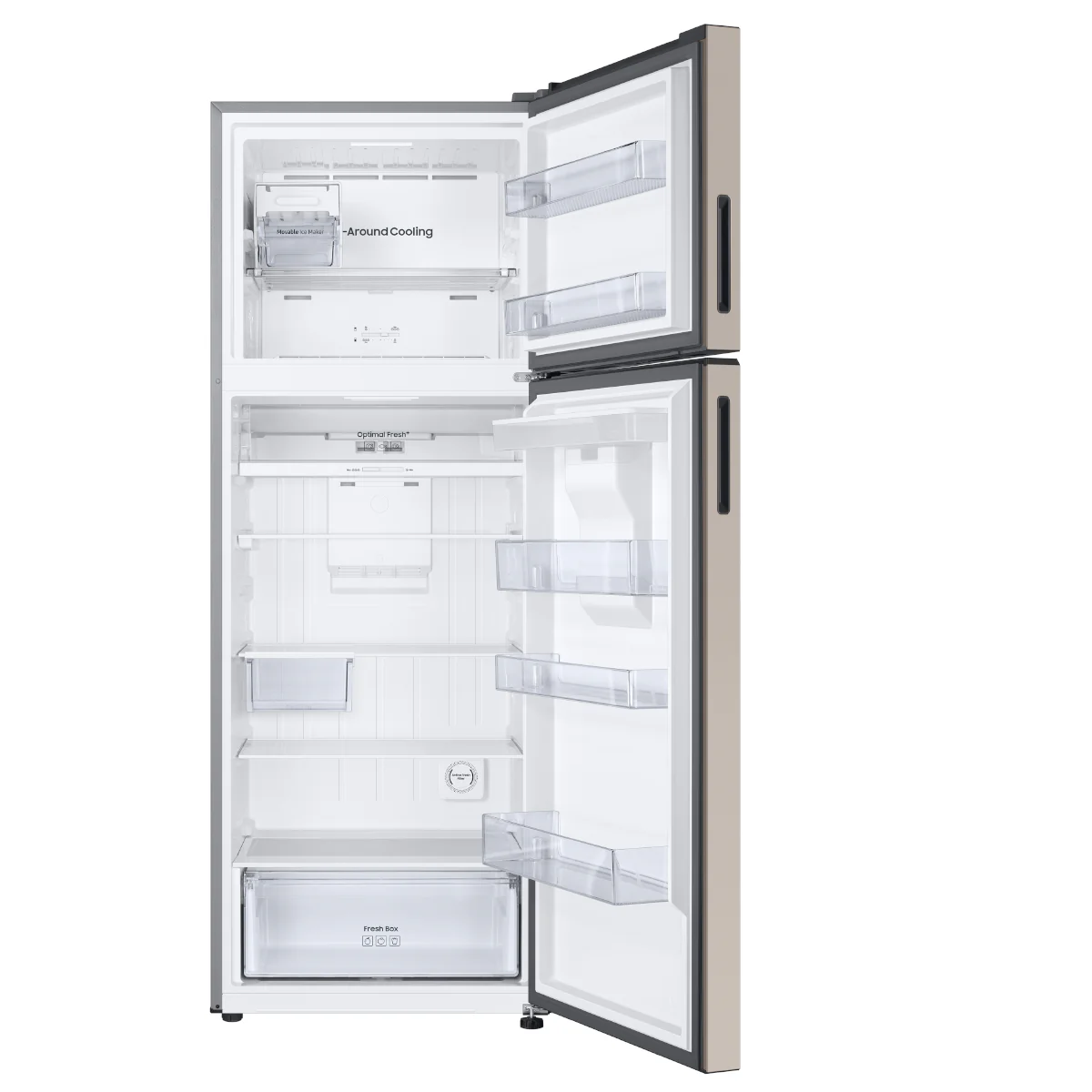 Refrigeradora 18 pc RT53DB6754ETAP Samsung, Top Mount bespoke beige WiFi inteligente integrado dispensador de agua - Image 5