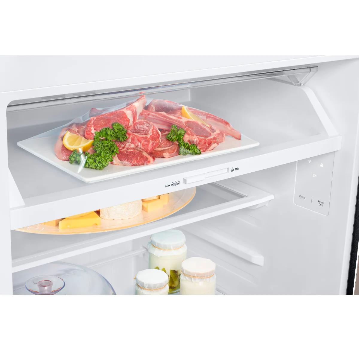 Refrigeradora 18 pc RT53DB6754ETAP Samsung, Top Mount bespoke beige WiFi inteligente integrado dispensador de agua - Image 8