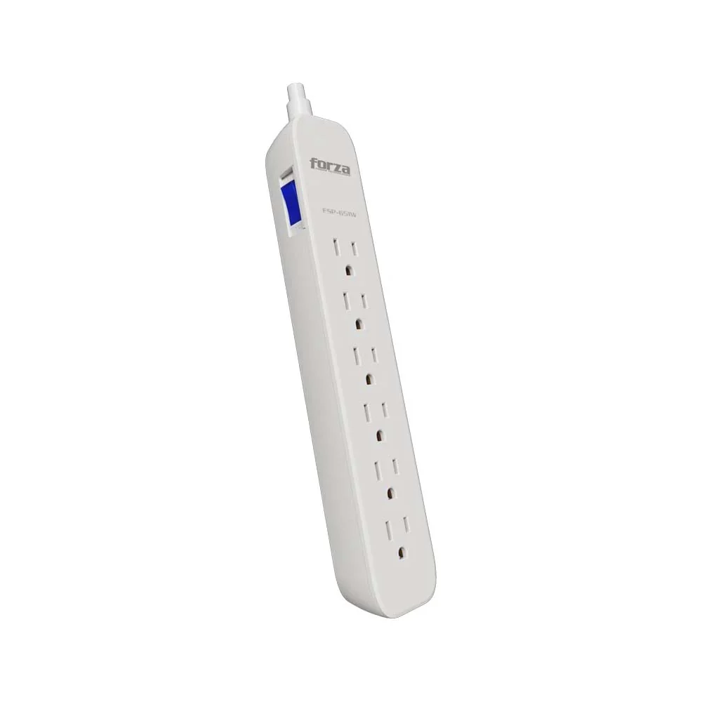 Regleta protectora de tensión FSP-651W Forza SP 110V 500JOULES