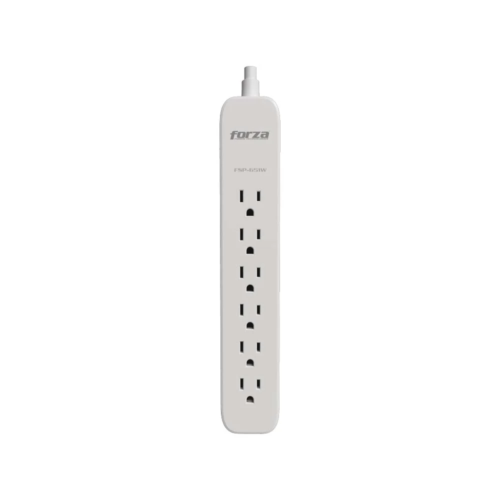 Regleta protectora de tensión FSP-651W Forza SP 110V 500JOULES - Image 2