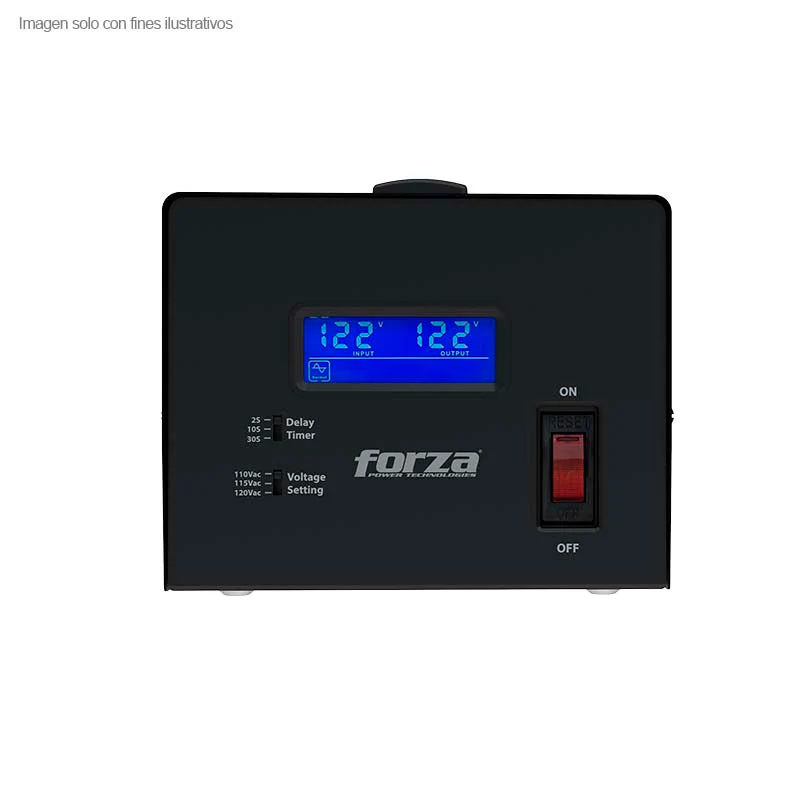 Regulador de voltaje FVR-3601 Forza, 3600VA/1800W 115V 4-NEMA 50/60HZ - Image 2