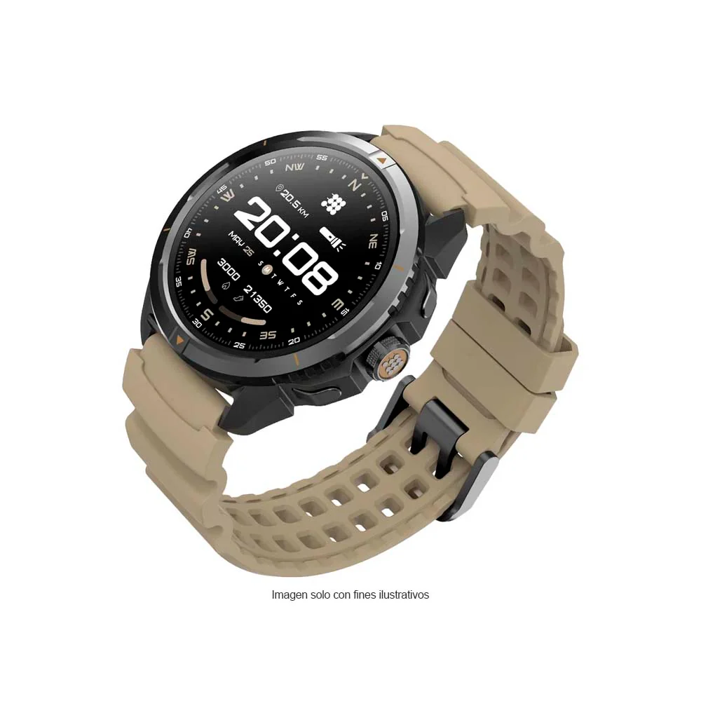 Smartwatch, 1.48”, CT-TERRA9, Cubitt, AMOLED Bluetooth, chocolate