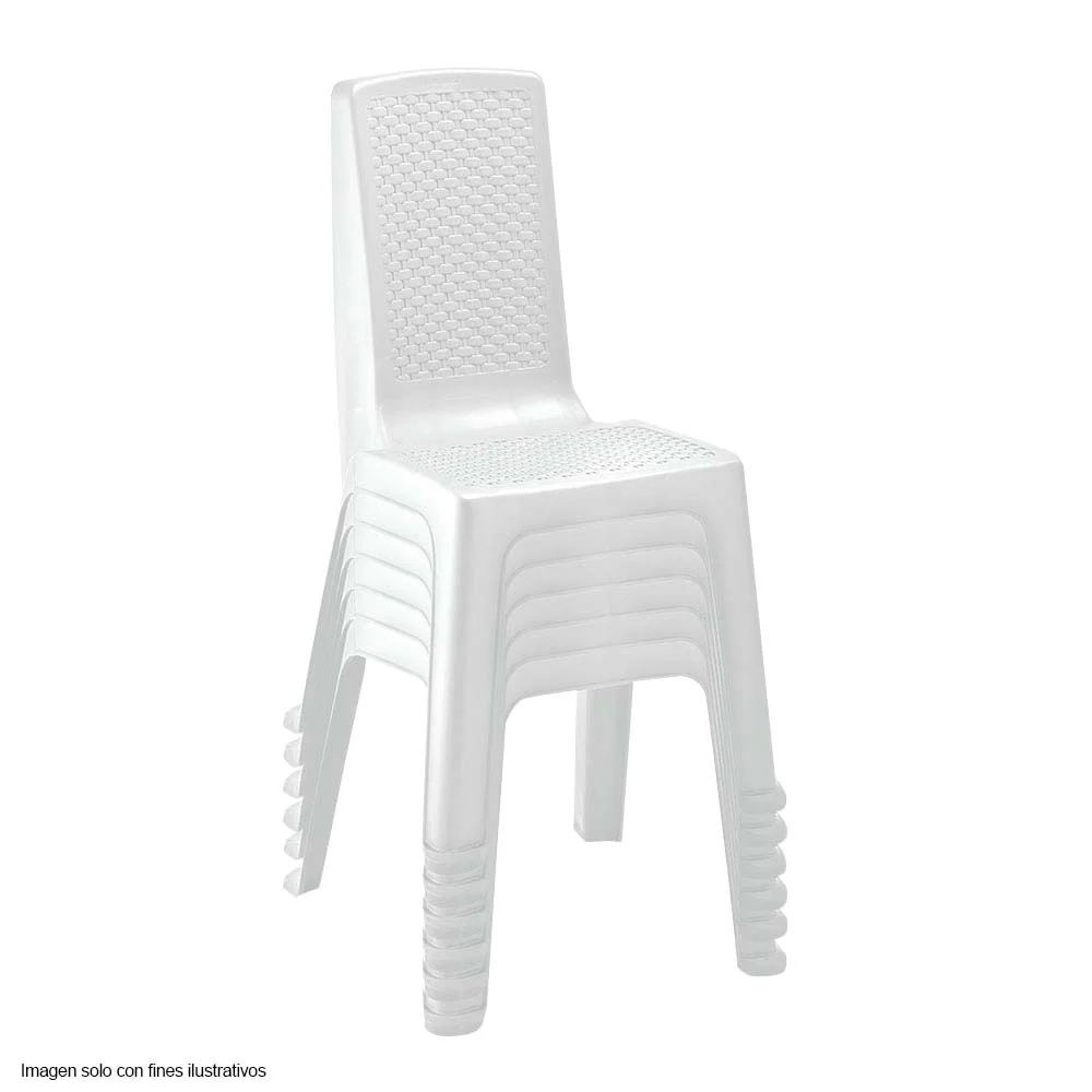 Silla eterna sin brazo 12455-XP Rimax color blanco arena - Image 2