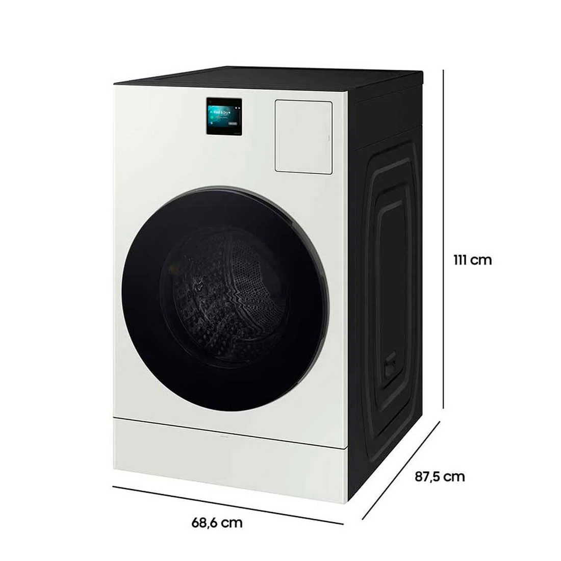 Lavadora y Secadora eléctrica 26kg WD26FB8690BEAP Samsung color Beige - Image 5