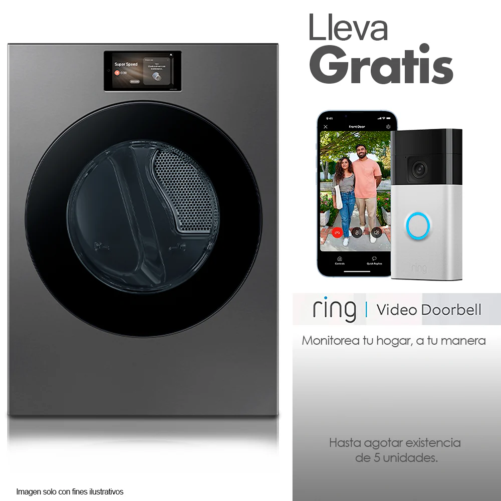 Secadora 24kg eléctrica Bespoke DV90F24UESAP Samsnug 3RD geraration Samsung