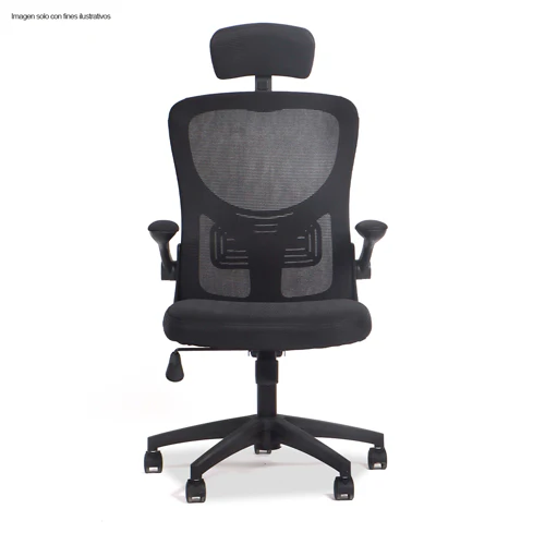 Silla de oficina FC-29-4 color negro - Image 2