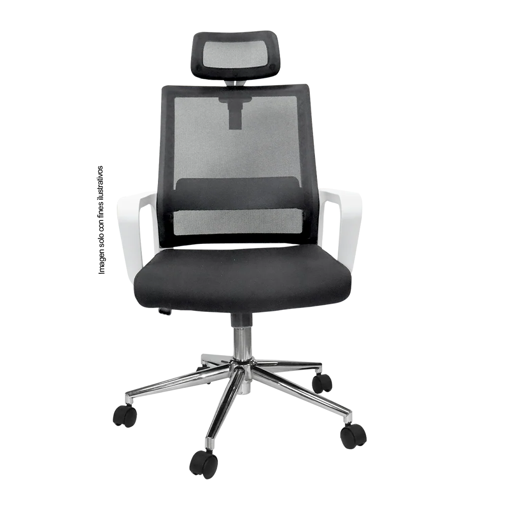 Silla de oficina 853-6552HN color tela negro - Image 2