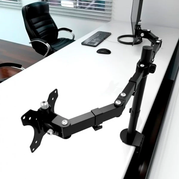 Soporte de escritorio para 2 monitores 13”–32” ajustable estándar - Image 9