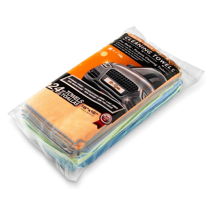 SWISS DRIVE PAQUETES DE TOALLAS DE MICROFIBRA MR. KLIN (16" X 16") (24 PZAS) (10 SETS) KLIN624 - Image 2