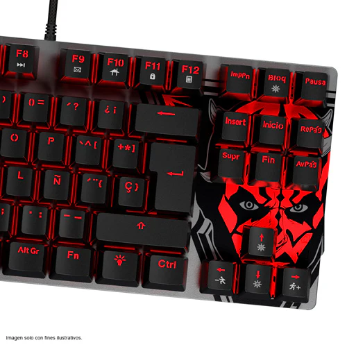 Teclado Gaming retroiluminado Ballista PKS-S080DS-S para video juegos Primius - Image 3