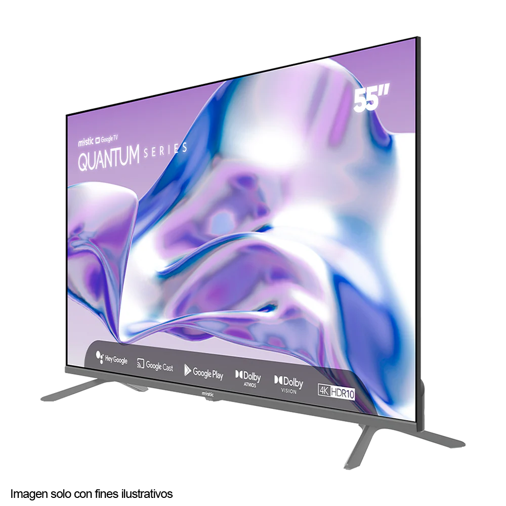 Televisor QLED Smart, 55”, MY-SQG55509, Mystic, 4K HDR Dolby Atmos Google TV - Image 2