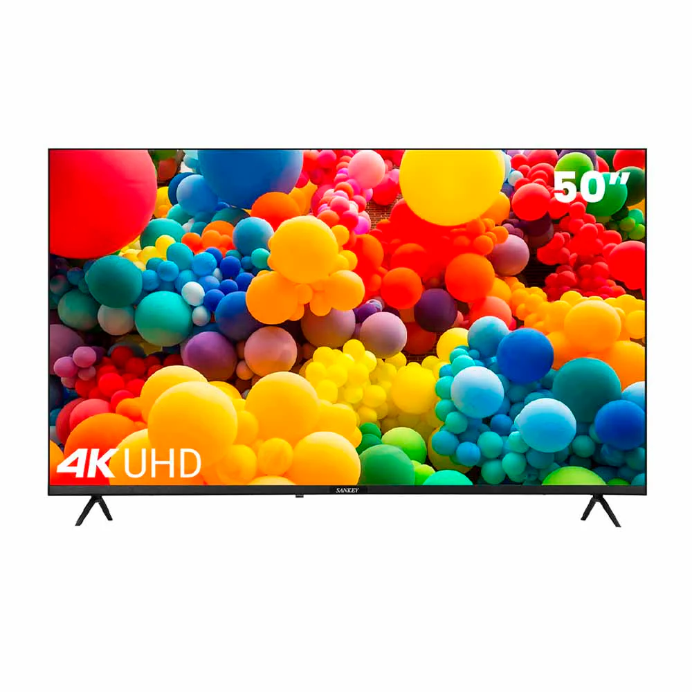 Televisor LED Smart, 50”, CLEDQ50SL1, Sankey, 4K UHD WhaleOS