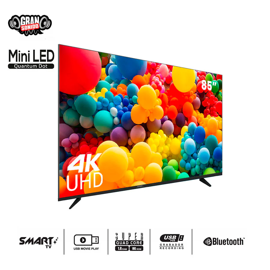 Televisor Mini LED Smart 85" 4K CLEDM85W77 Sankey - Image 2