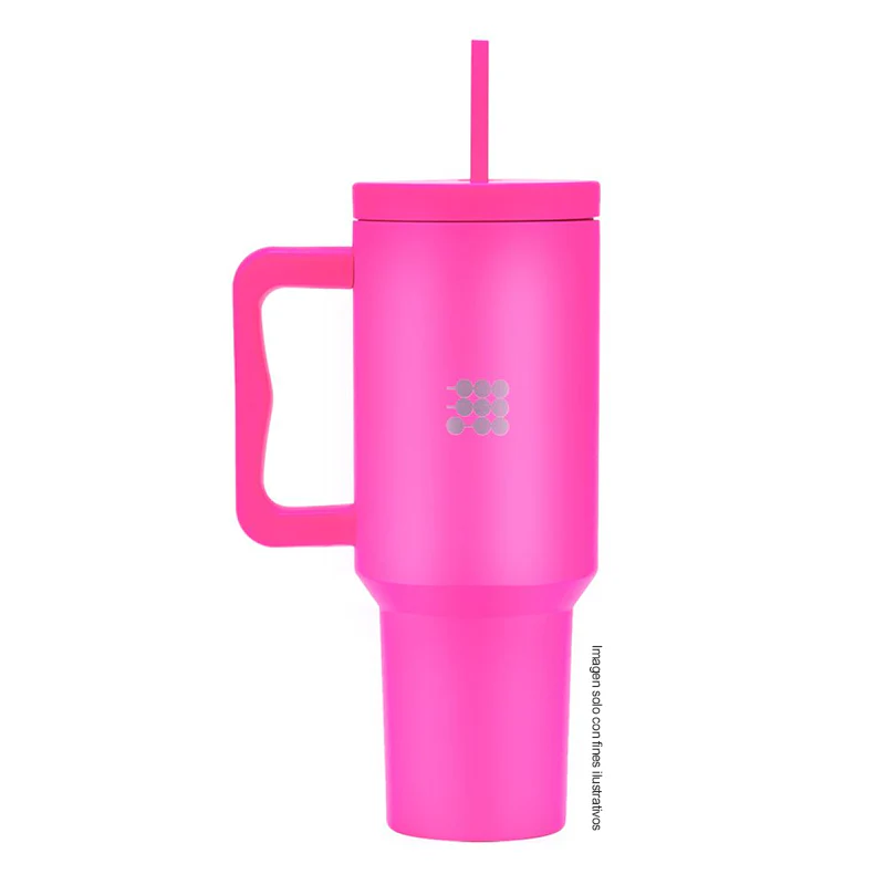Termo para agua, 40 oz, CT-TUMB5F, Cubitt, acero inoxidable, fucsia