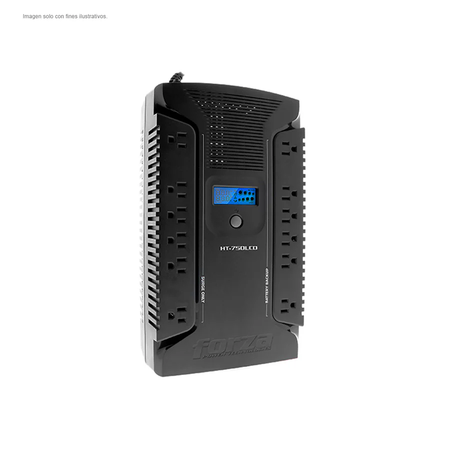 UPS HT-750LCD Forza línea interactiva 750VA/450W 120V 12-NEMA 2-USB 50/60HZ - Image 3