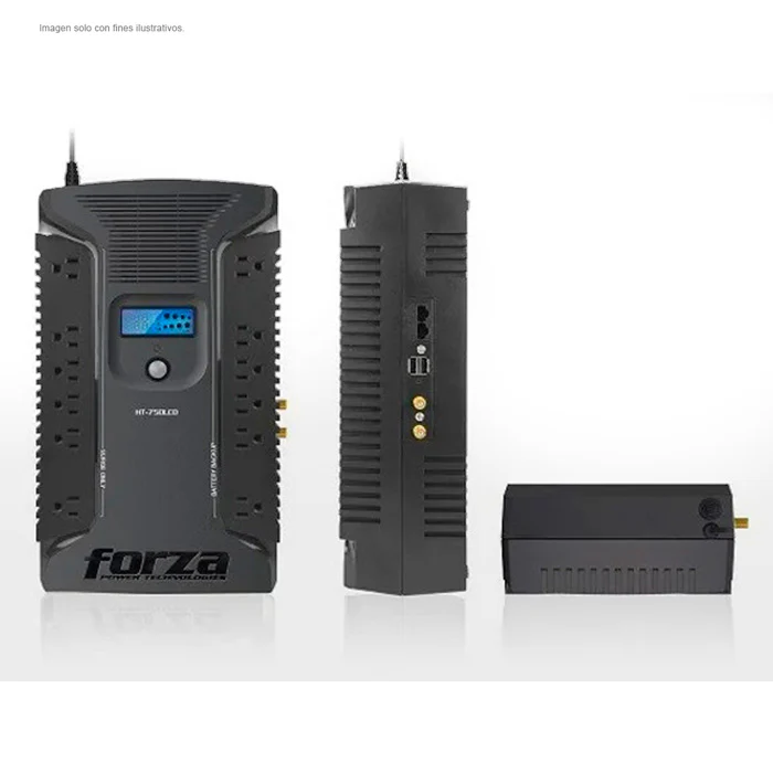 UPS HT-750LCD Forza línea interactiva 750VA/450W 120V 12-NEMA 2-USB 50/60HZ - Image 5