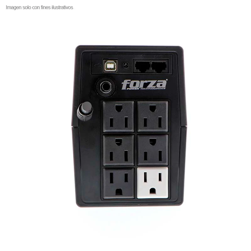 UPS Smart SL-801UL, Forza  800VA/480W 120V 6-NEMA RJ45/11 - Image 2