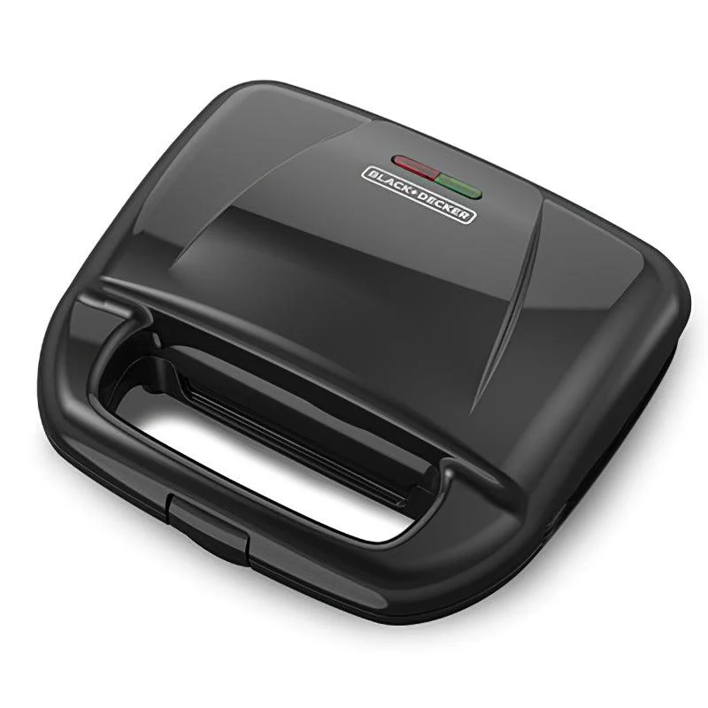 BLACK & DECKER PARILLAS Y SARTENES ASADORES WAFLERA 760 WATTS WM120B ACERO INOX